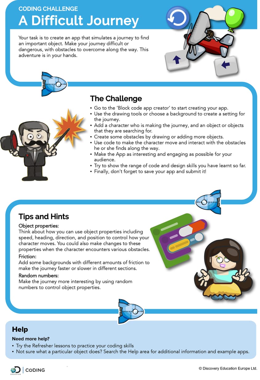 A Difficult Journey Challenge Overview