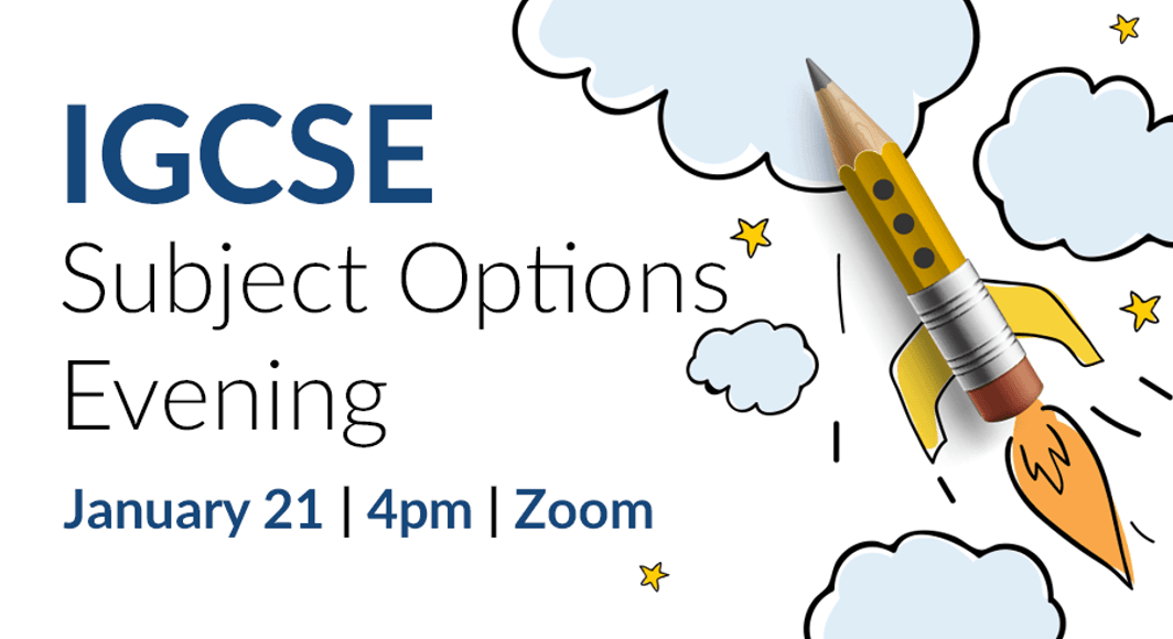IGCSE Options evening tile