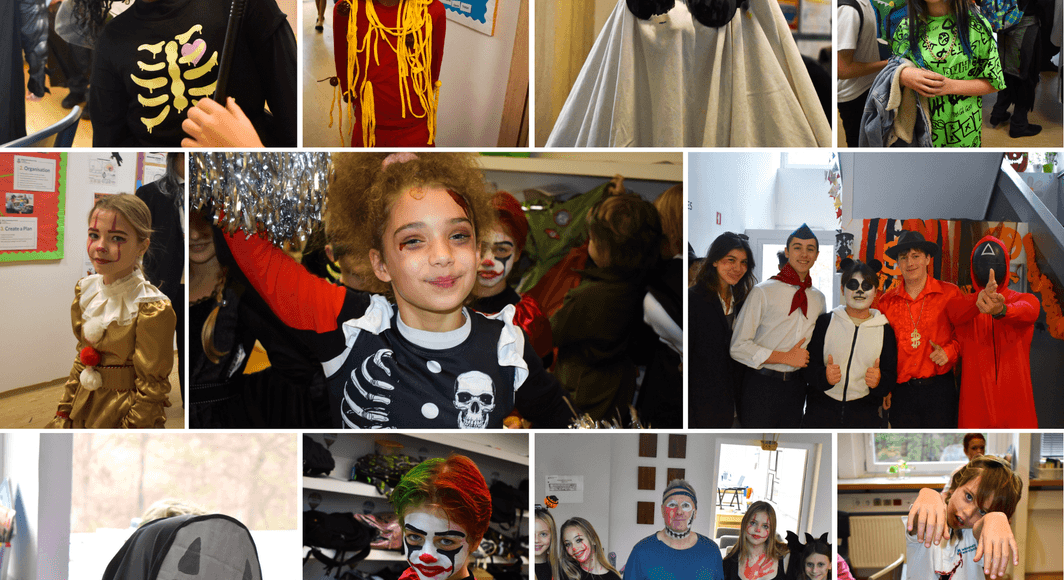 Green Brown Community Garden Photo Collage