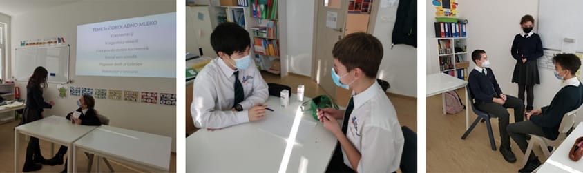 Languages Block chocolate