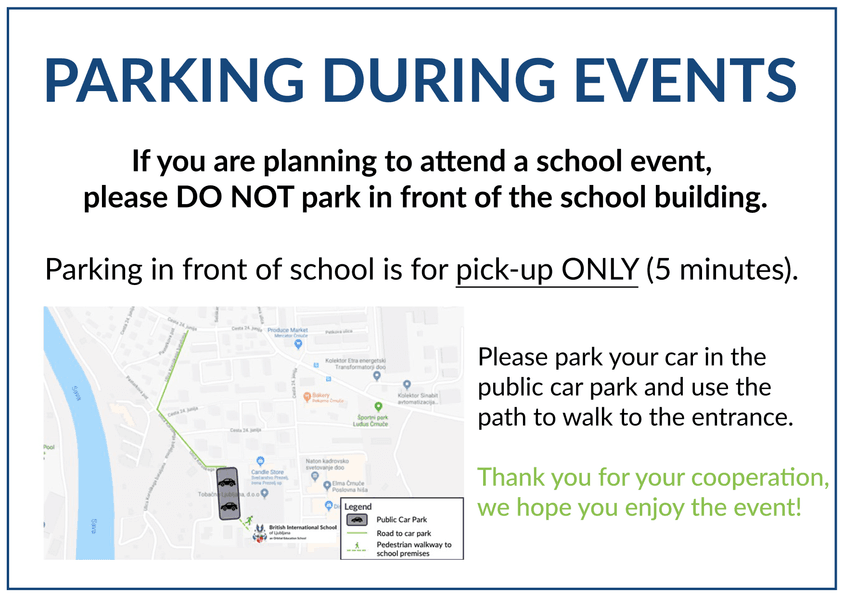 Event Parking Instructions