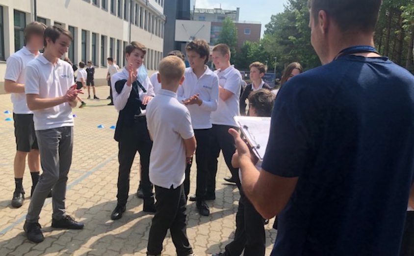 PE block four square 4