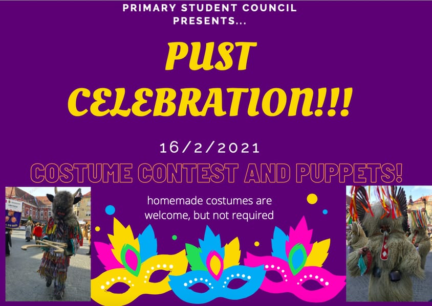 Pust Costume Contest Poster