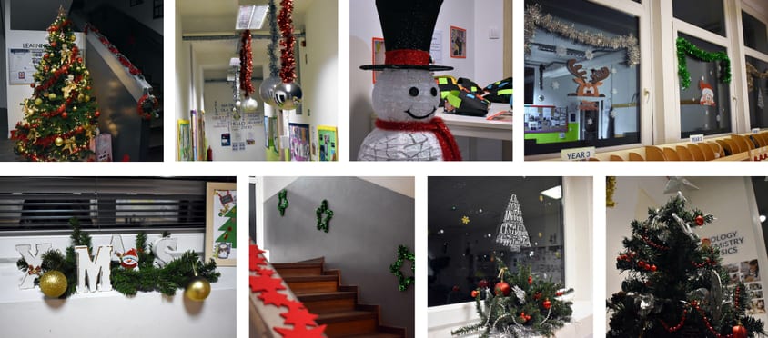 Xmas decor collage