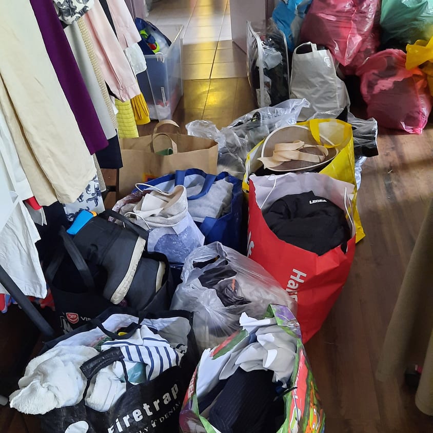 Science roundup clothing drive