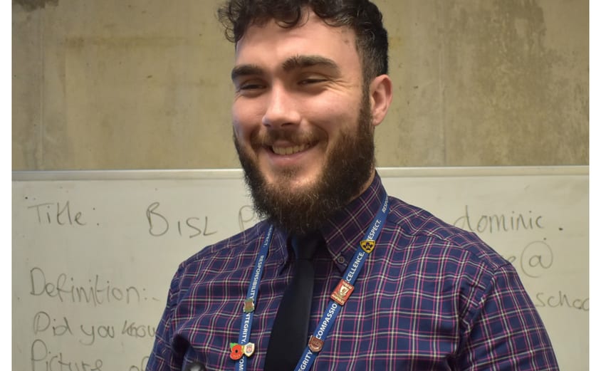 Teacher feature Dominic6